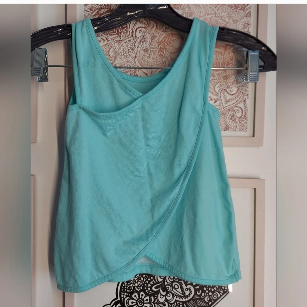 🎁 10/$25. Teal turquoise bundle of sundress and tank, Size Small - Picture 8 of 9